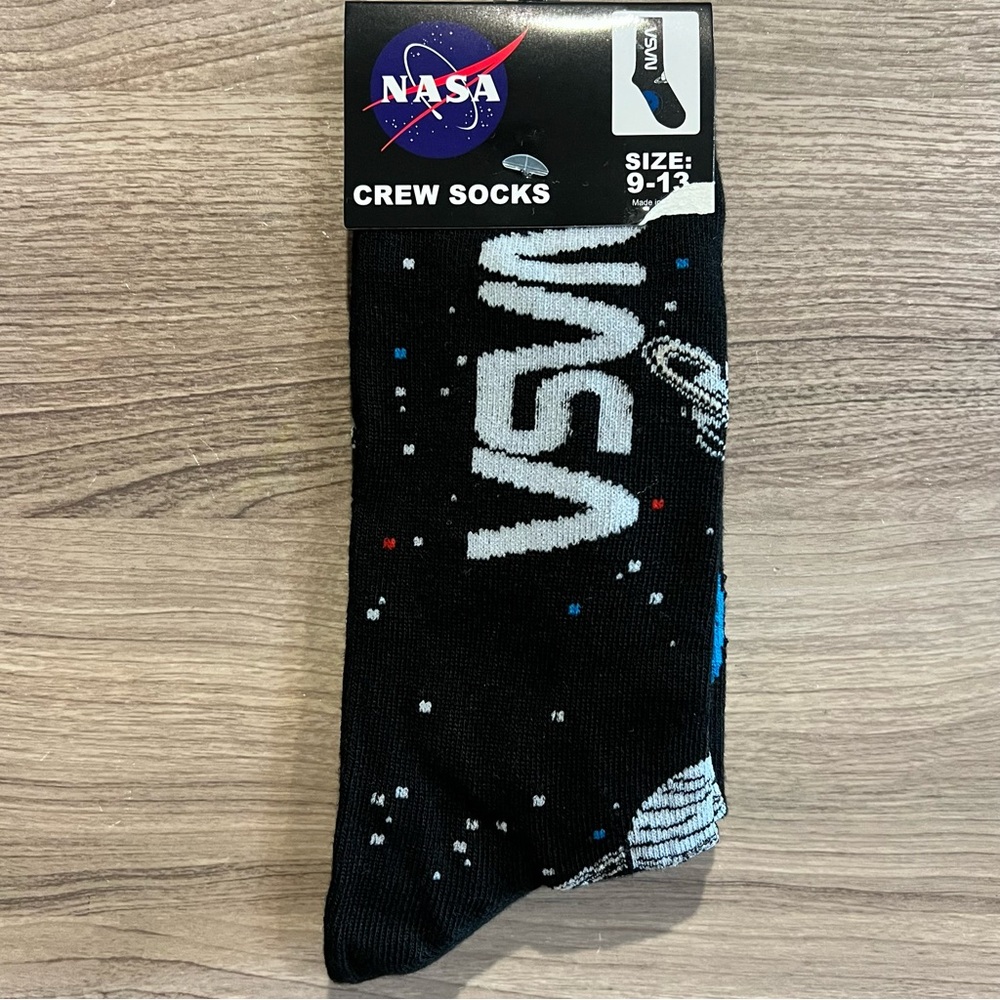 NASA Space Socks (Size 9 - 13)